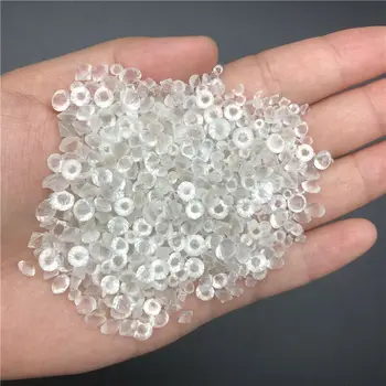 

Wholesale 50g 2 Size Artificial Diamond Shaped White Quartz Crystals Gemstone Reiki Stones Decor Healing Crystals
