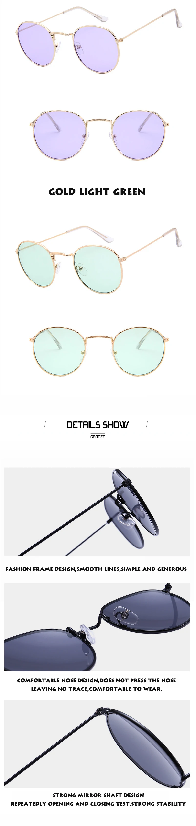 时尚太阳镜_新款时尚太阳镜-郑爽同款墨镜男女士圆脸复古3447---阿里巴巴_08