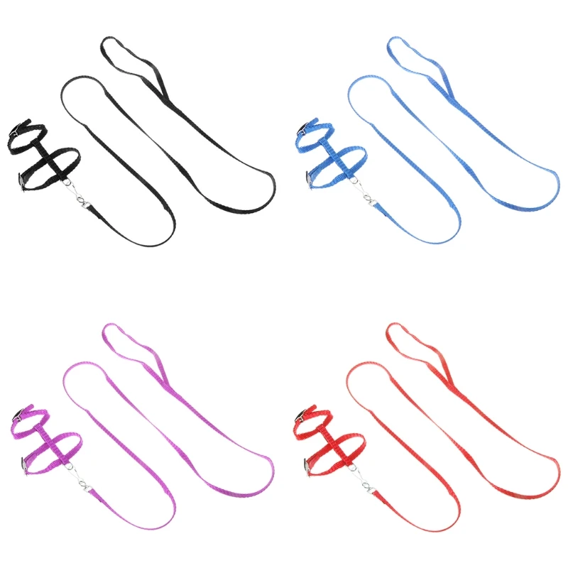 Nuevo arnés para erizo ajustable para entrenamiento juego cuerda de tracción para mascotas longitud 1,2 m alta calidad