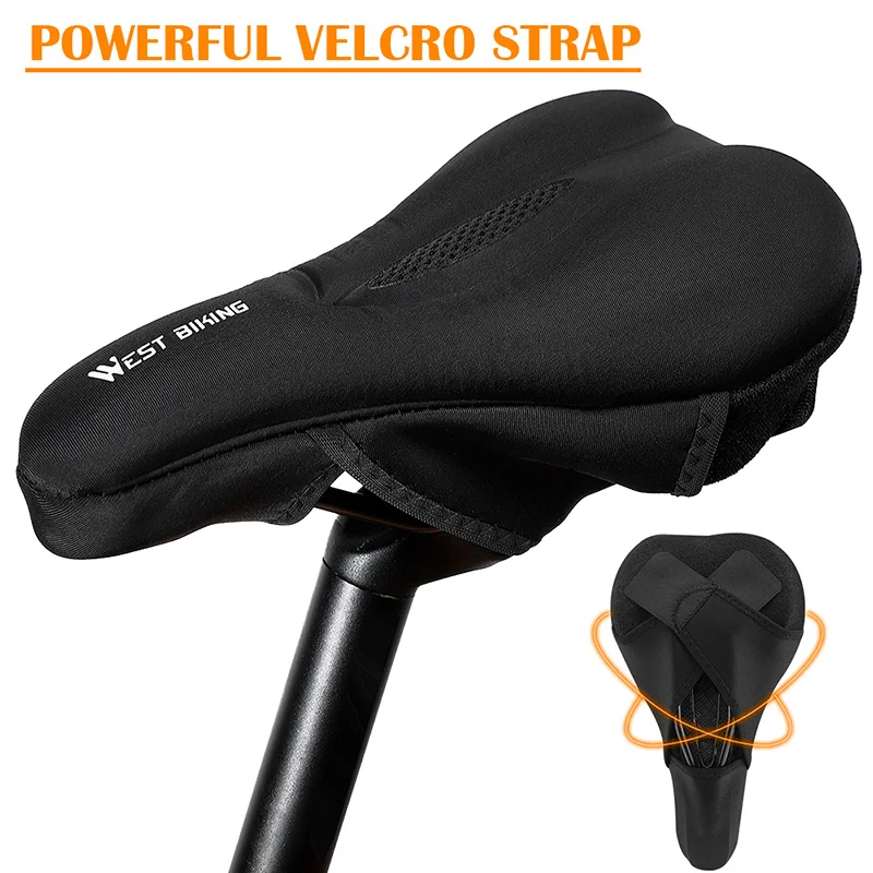 Coussin Selle Velo Housse De Selle Vélo Gel Meencool | Antidérapante | Confort Haute Résilience | Noir | 11,6x7 Pouces Housse De Selle De Vélo En Gel Coussin Selle Velo Housse De Selle Vélo Gel Meencool | Antidérapante | Confort Haute Résilience | Noir | 11,6x7 Pouces Housse De Selle De Vélo En Gel