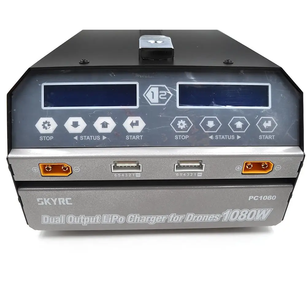 SKYRC PC1080 Lipo зарядное устройство 1080 Вт 20A 540 Вт* 2 двухканальный литиевый аккумулятор зарядное устройство для сельского хозяйства опрыскивающий Дрон БПЛА