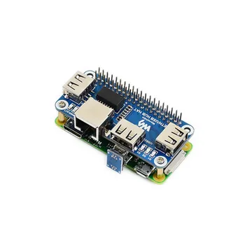 

Raspberry Pi 4B/Zero W USB to Ethernet RJ45 Network Port USB HUB Hub Splitter