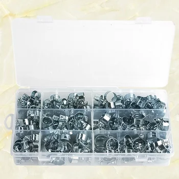 

135Pcs Hose Clamps Sturdy Durable Creative Mini Spring Buckle Hose Clips