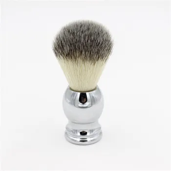 

Salon Men's Facial Beard Cleaning Equipment Men's Shaving Brush High-grade Zinc Alloy Chrome Male Shaving Brush Shaving Tools
