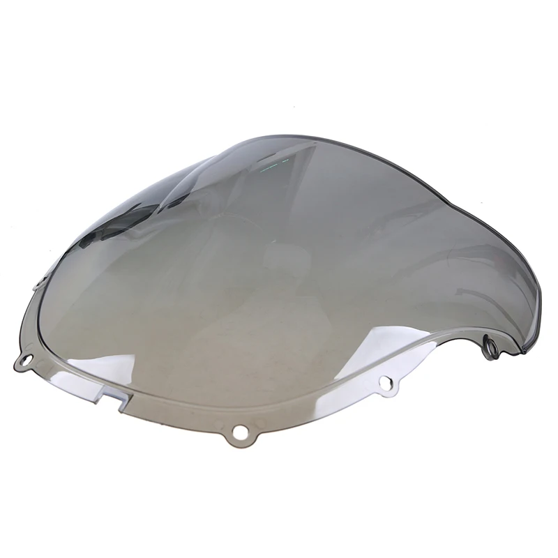 POSSBAY ветровое стекло мотоцикла Серый двойной пузырь кафе гоночный мотоцикл на