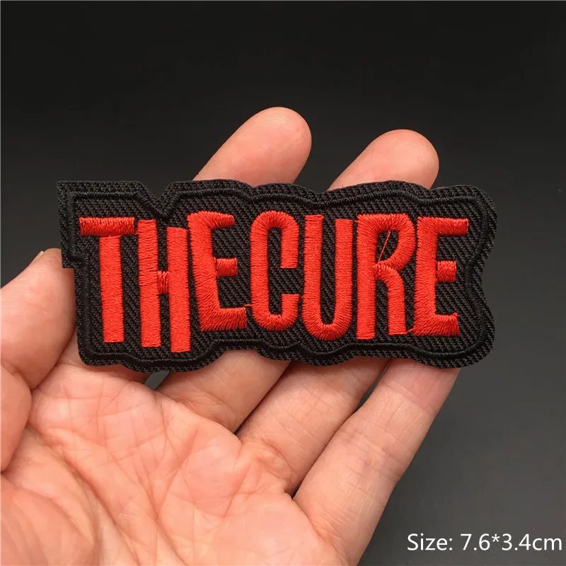 Band Rock Clothes Badges Iron On Patches Appliques Embroidered Music Punk Stripes for Clothes Jacket Jeans Diy Decoration 