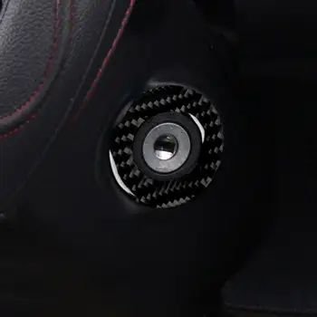 

For Chevrolet Cruze 2009-2015One-click start button to modify carbon fiber decorative frame Car Accessories