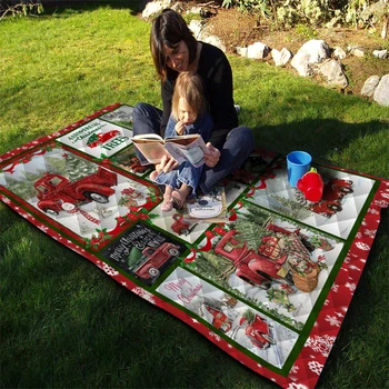 

2020 Christmas Textile Quilt 3D Digital Printed Air Conditioner Cotton Summer Cool Quilt