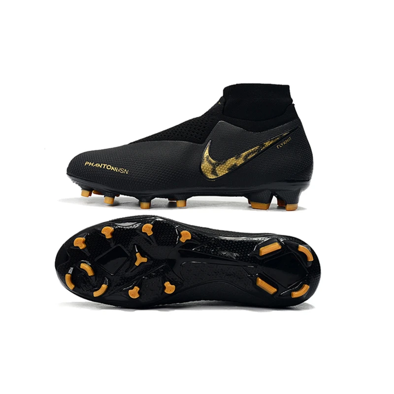 Nike Phantom VSN тени Elite DF FG Футбол бутсы кроссовки Для мужчин футбольные бутсы с волнообразным краем; Zapatos De Futbol Hombre Nike Бутсы; большие размеры 39-45