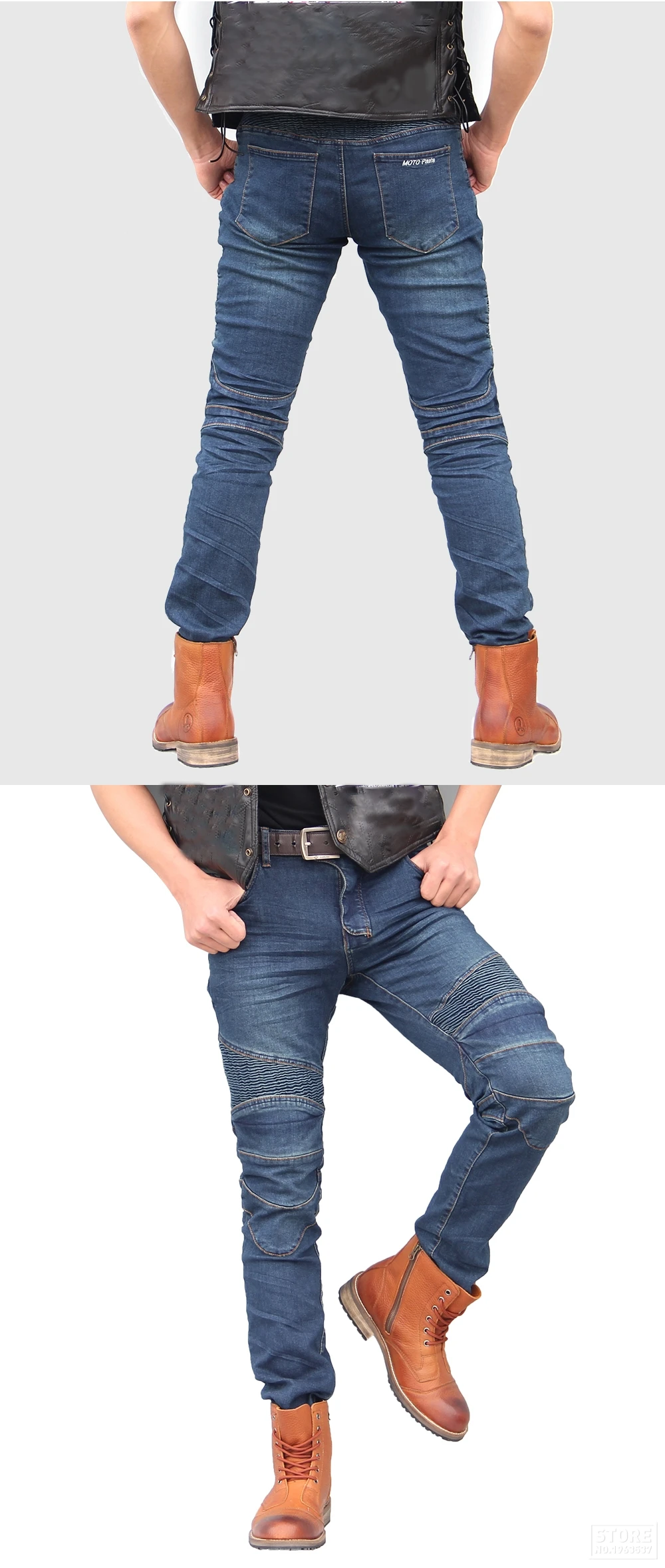 Motorcycle Pants Moto Protection Motocross Jeans Rodilleras Moto Jeans Men Motorcycle Motocross Pants Four Seasons Breathable