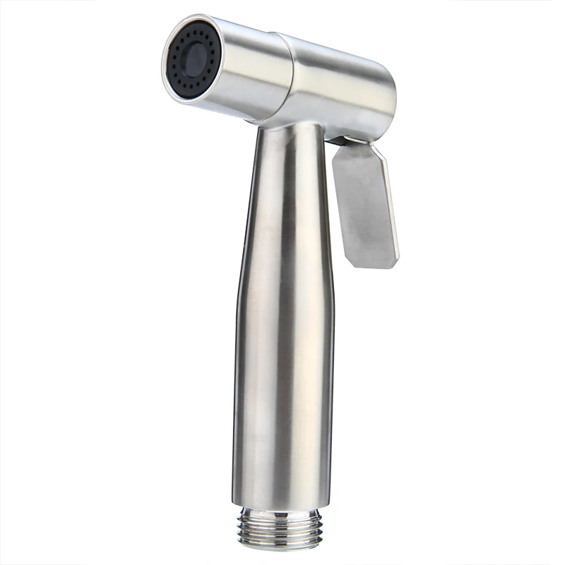 

Portable HandHeld Toilet Bidet Stainless Steel Bathroom Shower Sprayer Shower Head Washing Cleaning Tools Hand Hold Bidet