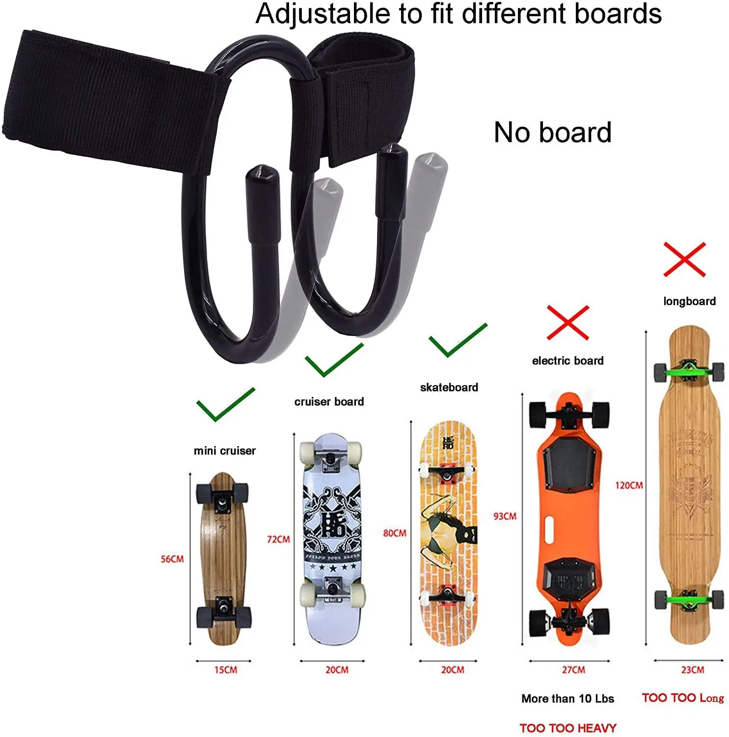 longboard shoulder strap