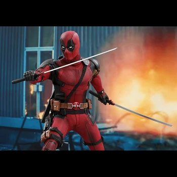 

In stock Deadpool 2 1/6th scale Deadpool MMS490 31cm Collectible Wade Winston Wilson full set action Figure doll Toy