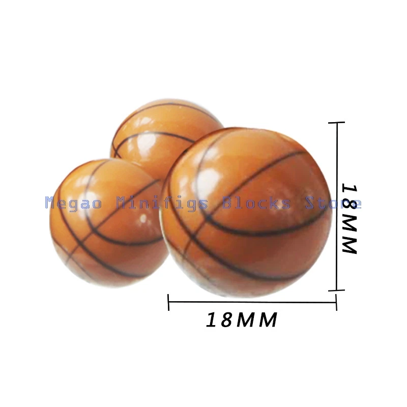 New 10 Pcs/lot Accessories For Building Blocks Figures Honey Pot Plate Slingshot Trophy Basketballs Wine Glass Toys For Children