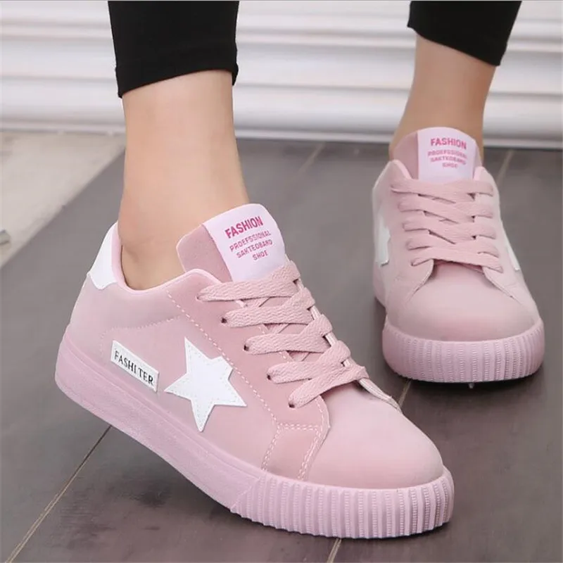 

Women shoes new fashion Wear-resistant non-slip comfortable leather sneakers women Breathable lace-up casual shoes Y31
