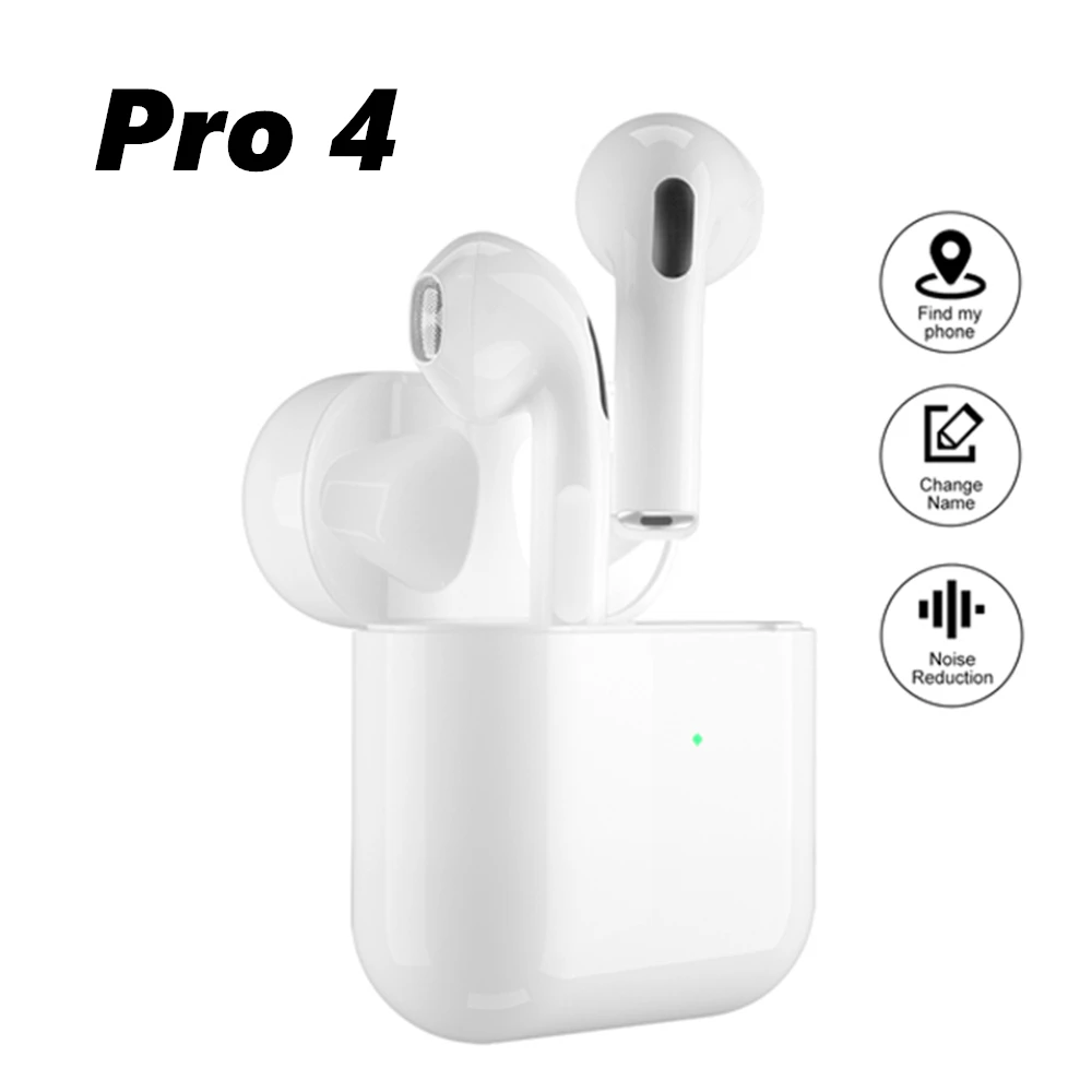 Promoción Más Mini Pro 4 auricular Bluetooth Touch Control inalámbrico auriculares manos libres Auriculares auriculares con caja de carga para teléfono inteligente pBQKMDleRbw