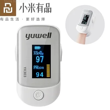 

Youpin Yuwell YX305 YX303 Digital Fingertip Pulse Oximeter Medical Pulse Oximeter Heart Rate Monitor OLED Screen For Care Health