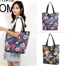 Новая Большая вместительная переносная складная сумка для покупок, сумка на одно плечо, дорожная сумка