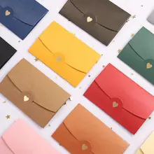 10 Peças/lote 10.5*7CM Nome Do Cartão Envelope Pequeno Cartão de Carimbo Quente Amor Perolado Papel De Mini Envelopes Do Convite