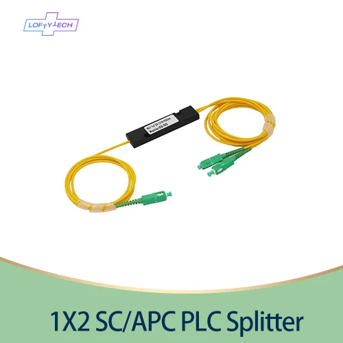 50/50 соединитель 1X2 SC/APC PLC одномодовый волоконно оптический разветвитель FTTH 1x2 FBT