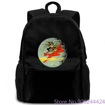 

428th Fighter Squadron Vintage WWII Patch Design Printed Brand Base women men backpack laptop travel school adult