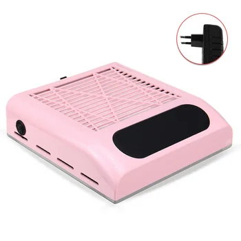

80W Machine Portable With Filter Manicure Salon Fan Suction Professional Desktop Remover Vacuum Cleaner Art Nail Dust Collector