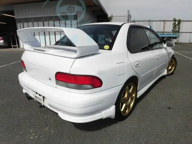 Автомобильные аксессуары модификация автомобиля FRP крыло для 1998-2000 Subaru Impreza WRX 6th GC8 ремонт задний спойлер w/тормоз
