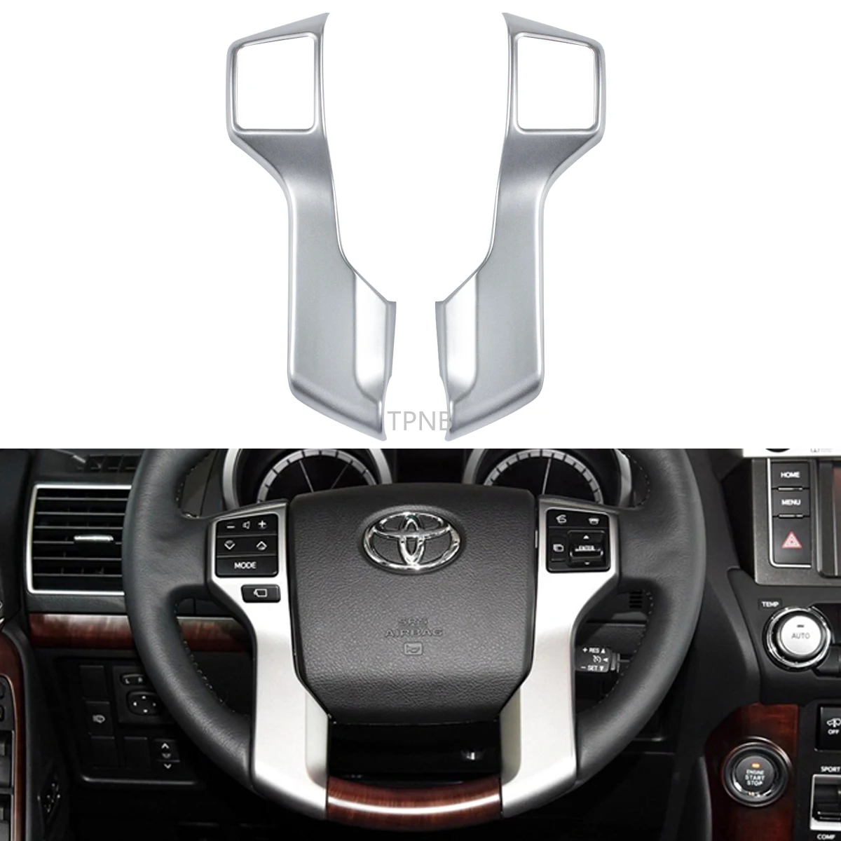 Для Toyota Land Cruiser Prado 150 2010 2011 2012 2013 2014 2015 2016 J150 LC150 декоративные блестки на руль 2