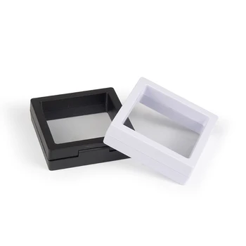 

Hot Selling Customizable PVC Film Gem Display Cabinet Gem Gift Display Box Jewelry Display Capsule Display Box Simple