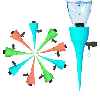 

12PCS/lots Waterers Bottle Auto Drip Irrigation Watering System Automatic Watering Spike for Plants Flower Indoor Household