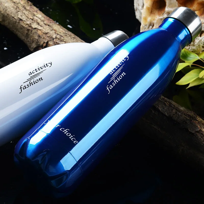 

Coke Bottle Shape Water Bottle 304 Stainless Steel Vacuum Flask Outdoor Sports Kettle Hidro Flask Keep Water Cold Warm Thermos