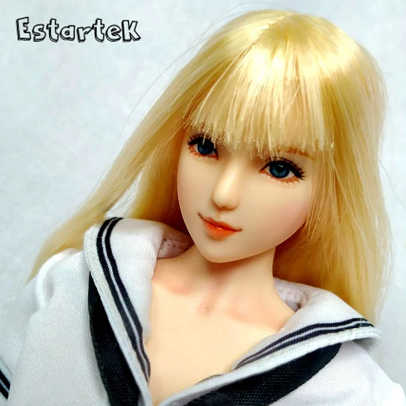 Estartek KE058 OB27 на заказ 1/6 Obitsu голова японской студентки голова лепить для 1" Фигурка DIY
