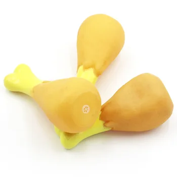 

Sound Making Chicken Legs tang jiao Pet Toy round Chicken Legs Dog Vent Toys Wearable Bite-Resistant