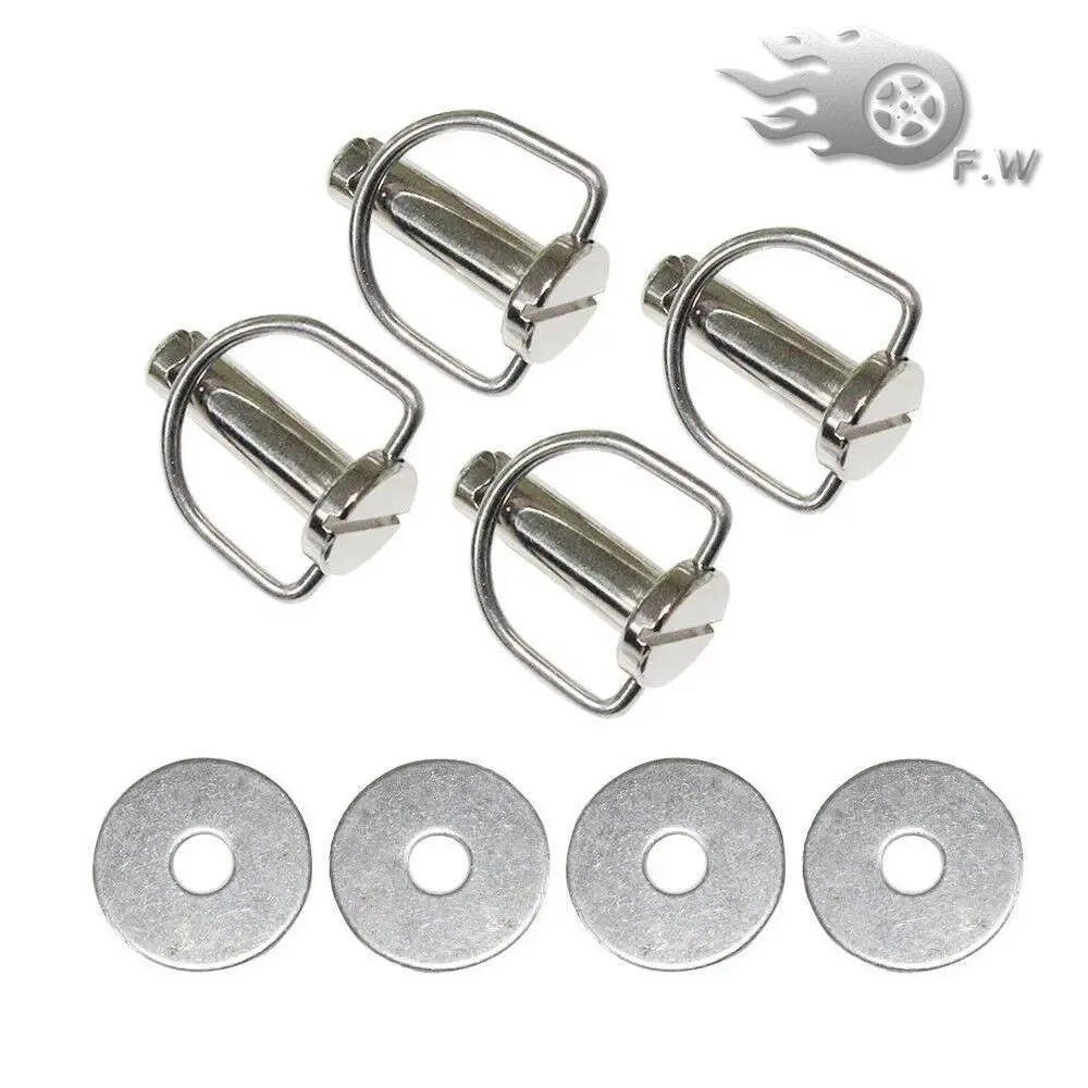 

ZXMOTO 4 Hard Saddlebag Mounting Pin Bolt Fit For Harley Davidson Touring FLHX Hardware Fasteners