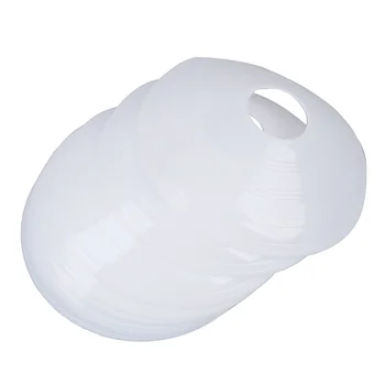 

10x Soccer Disc Cone Saucer Football Cross Training Sports Space Marker Landmark white