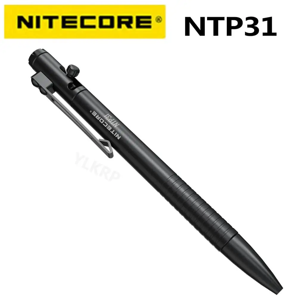 NTP31 Nitecore Tactical Pen For Self-defense Tactical Glass Breaking and Daily Writing Aluminum alloy with Tungsten Steel bezel tactical pen