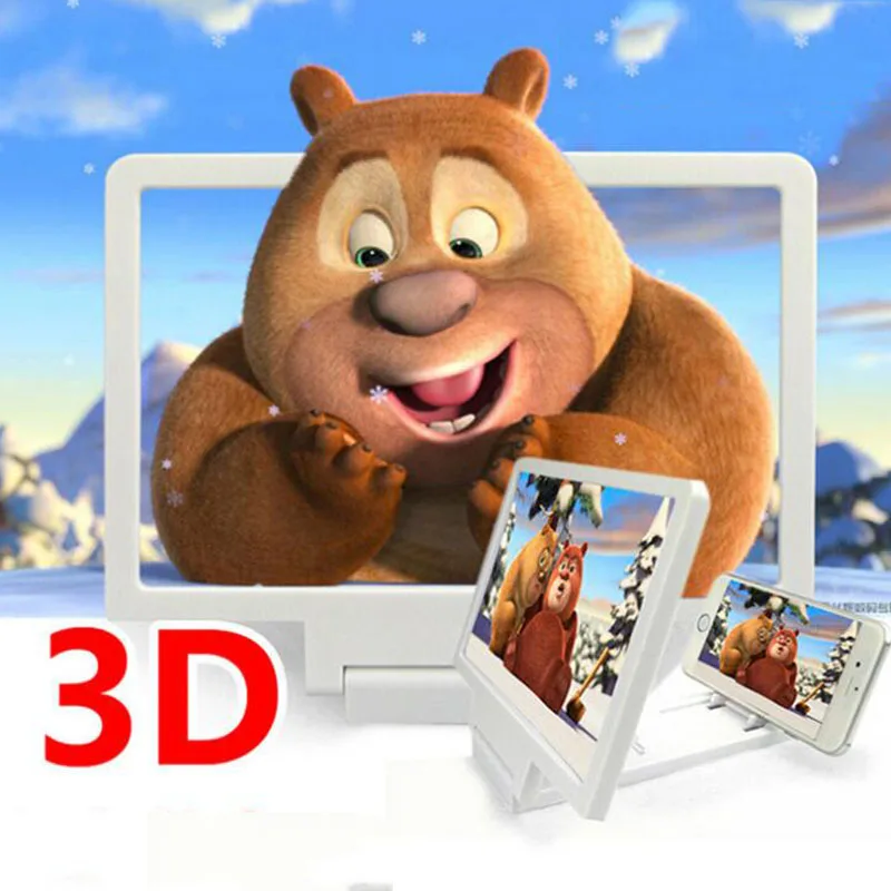 3D экран hd-усилитель 8,2 дюйма Мобильный Лупа защита глаз радиационная защита мобильного телефона усилитель экрана