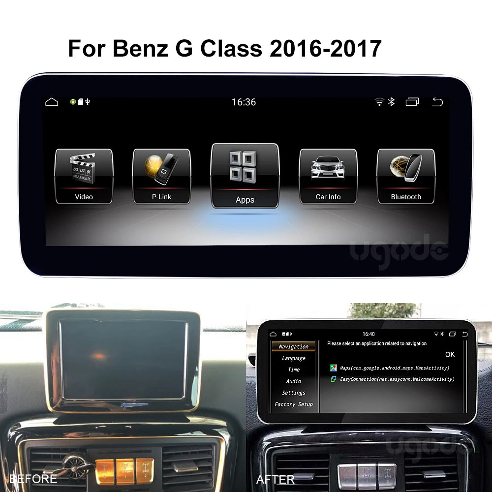 Автомобильный мультимедийный плеер Ugode 2010 17 G350 G500 с экраном Android 9 0 GPS навигацией