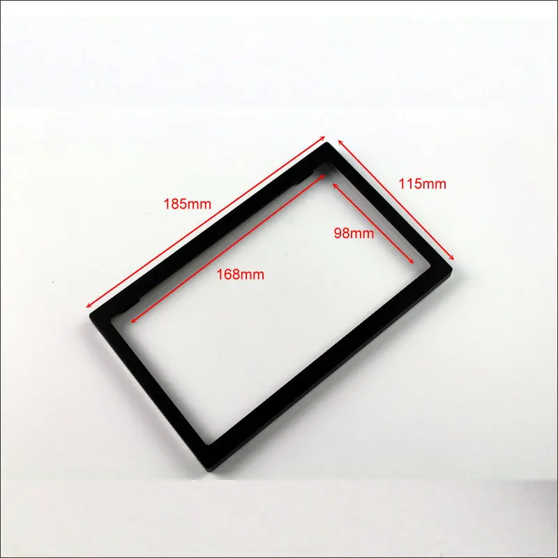 

185mm * 115mm 2 DIN ABS Plastic Frame Panel Fascias For Aftermarket Radio Stereo DVD Player GPS Navigation Installation