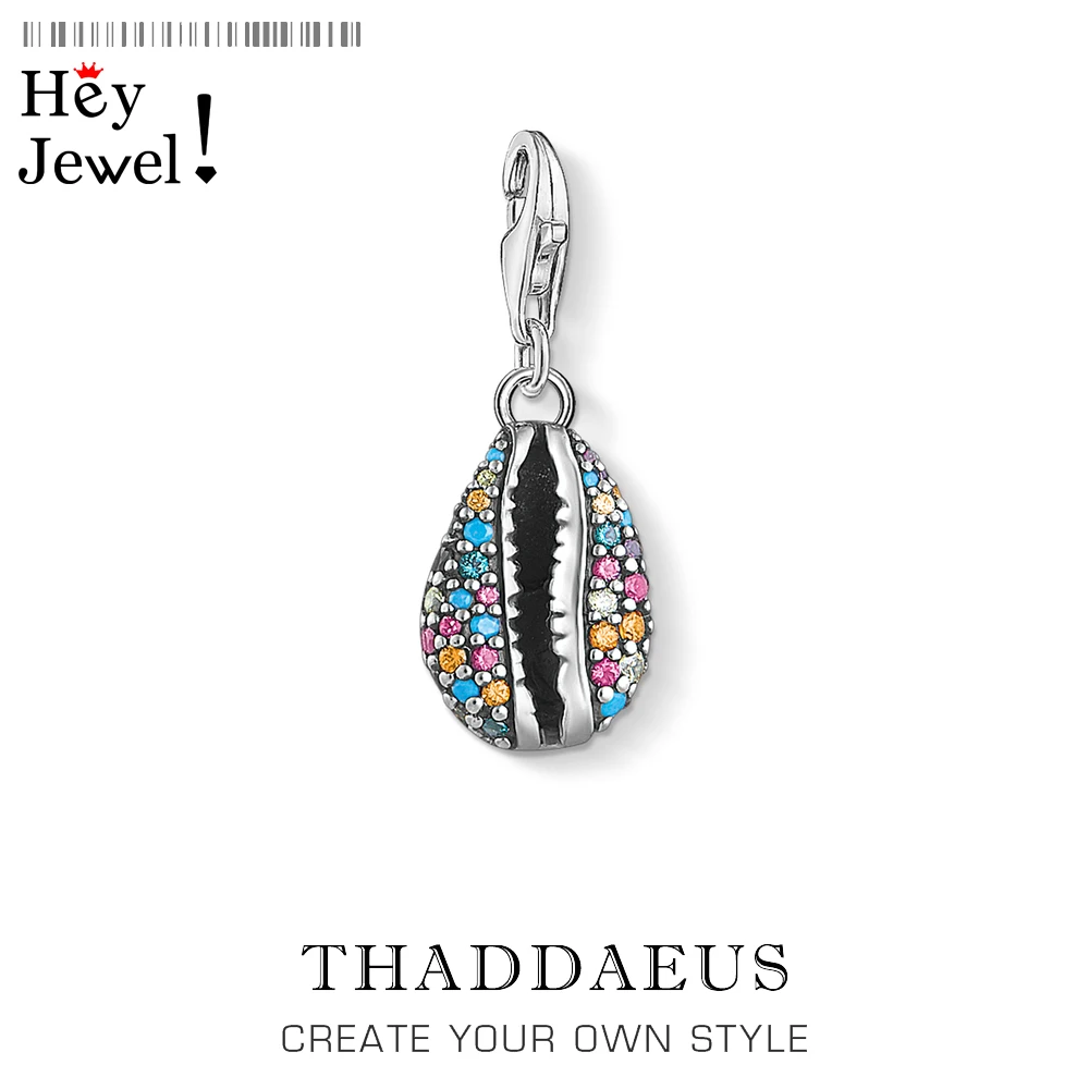 

New Colorful Seashell Pendant Charm Fit Bracelet Fine Jewelry For Woman Bohemia Jewelry