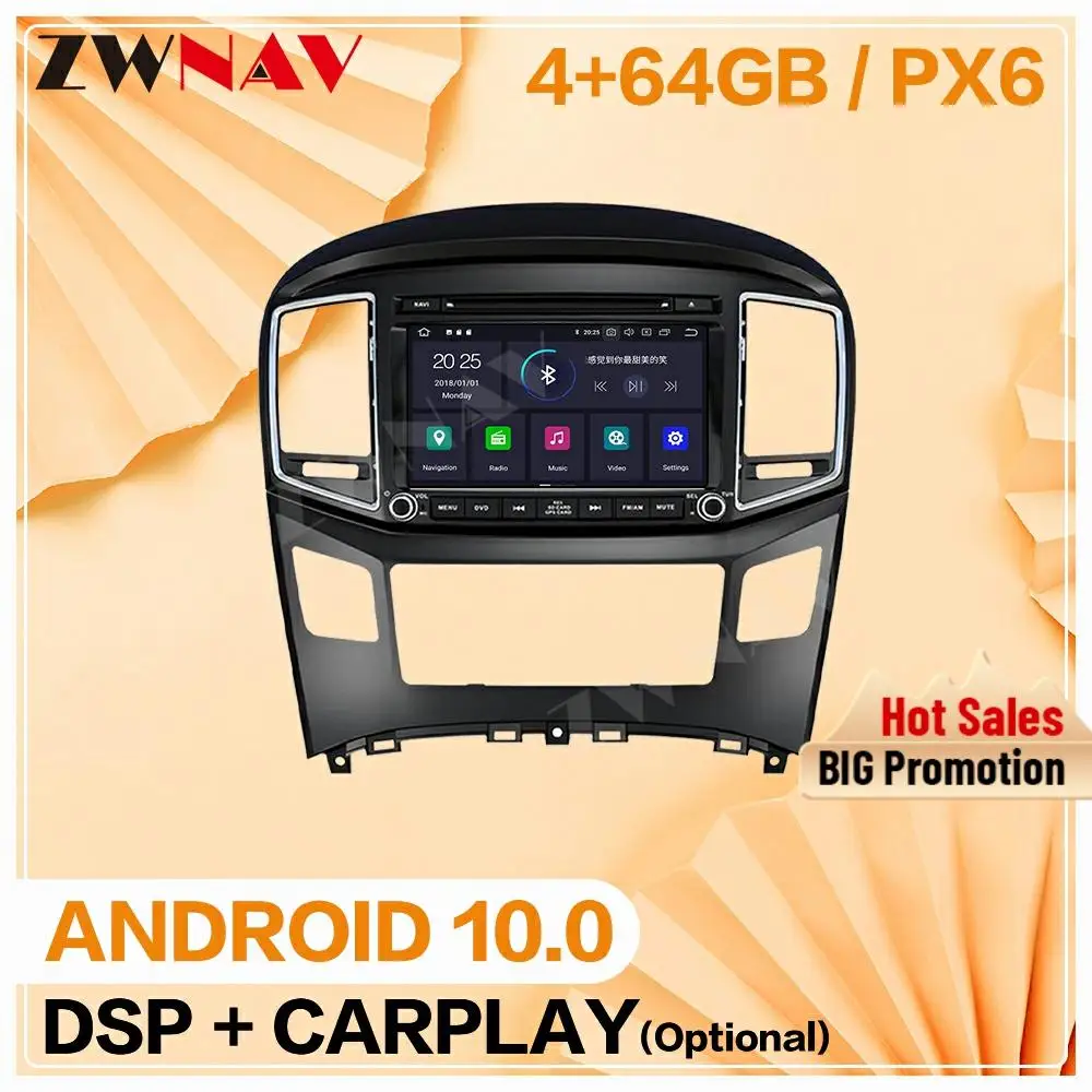 Carplay Android экран плеер 2015 2016 2017 2018 2019 для Hyundai H1 Grand Starex Автомобильный GPS головное