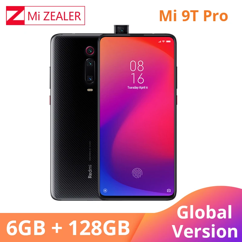 Глобальная версия Xiaomi mi 9T Pro Red mi K20 6,39 дюймов 6 ГБ 128 Гб Смартфон 48MP камера Snapdragon855 мобильный телефон Xiao mi