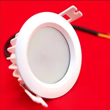 

4pcs/lot Driverless LED Downlight AC220V Driverless IP65 Waterproof Bathroom Dimmable LED Ceiling Spot Light Lamp Free Shipping