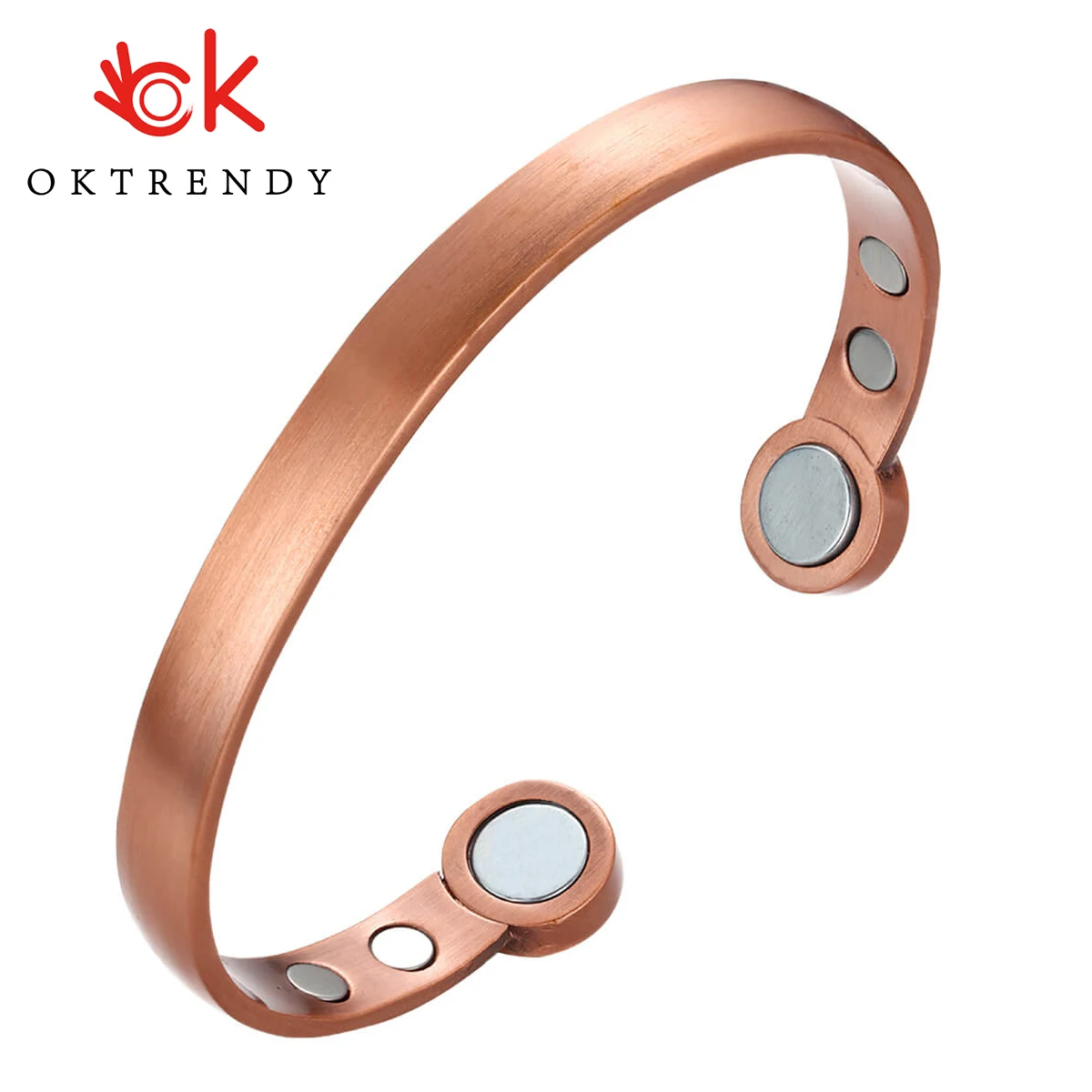 Copper magnetic bracelet, copper bracelet for men - DEMI+CO - DEMI+CO  Jewellery