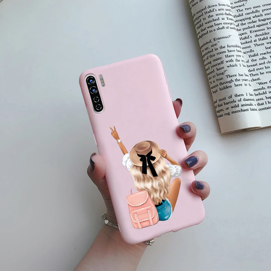oppo phone cases Case For OPPO A91 A 91 Cases Fashion Girls Painting Soft Silicone Phone Back Cover For OPPO Reno3 Reno 3 Pro A91 F15 Case Funda best case for android phone Cases For OPPO