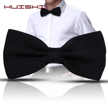 HUISUI 2021 정장 나비 넥타이, 결혼식 선물, 솔리드 파티 클래식 나비 크라바트, 폴리에스테르 소재, 도매, 43 컬러