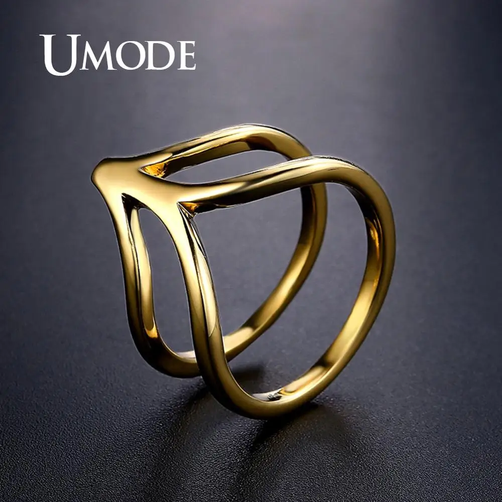 UMODE 3 цвета кольца на рождественскую елку для женщин панк подарки уникальный