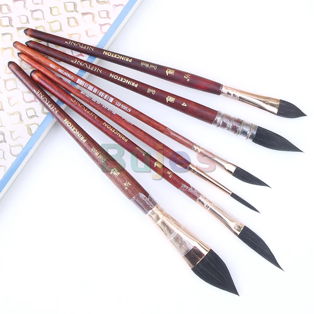 Princeton Mixed-Media Brushes for Acrylic, Oil, Watercolor Series 3950,  Unique Blend of Multiple Synthetic Filaments - AliExpress