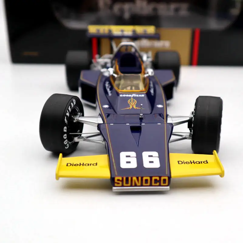 Replicarz 1 18 For 1972 Winner Indianapolis 500 Mark Donohue 66 R184827 Blue Diecast Models Car 4