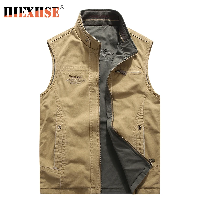 

Men Military CLothing Waistcoat Army Tactical Many Pockets Vest Sleeveless Jacket Reporter Waistcoat